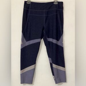 Calvin Klein Dark Blue Performance Band Leggings